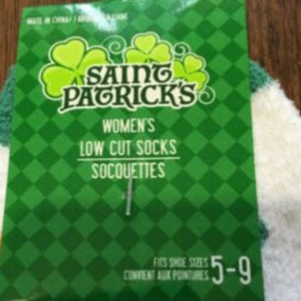 *3/$15* Lucky Clover and Rainbow Socks - Picture 3 of 4